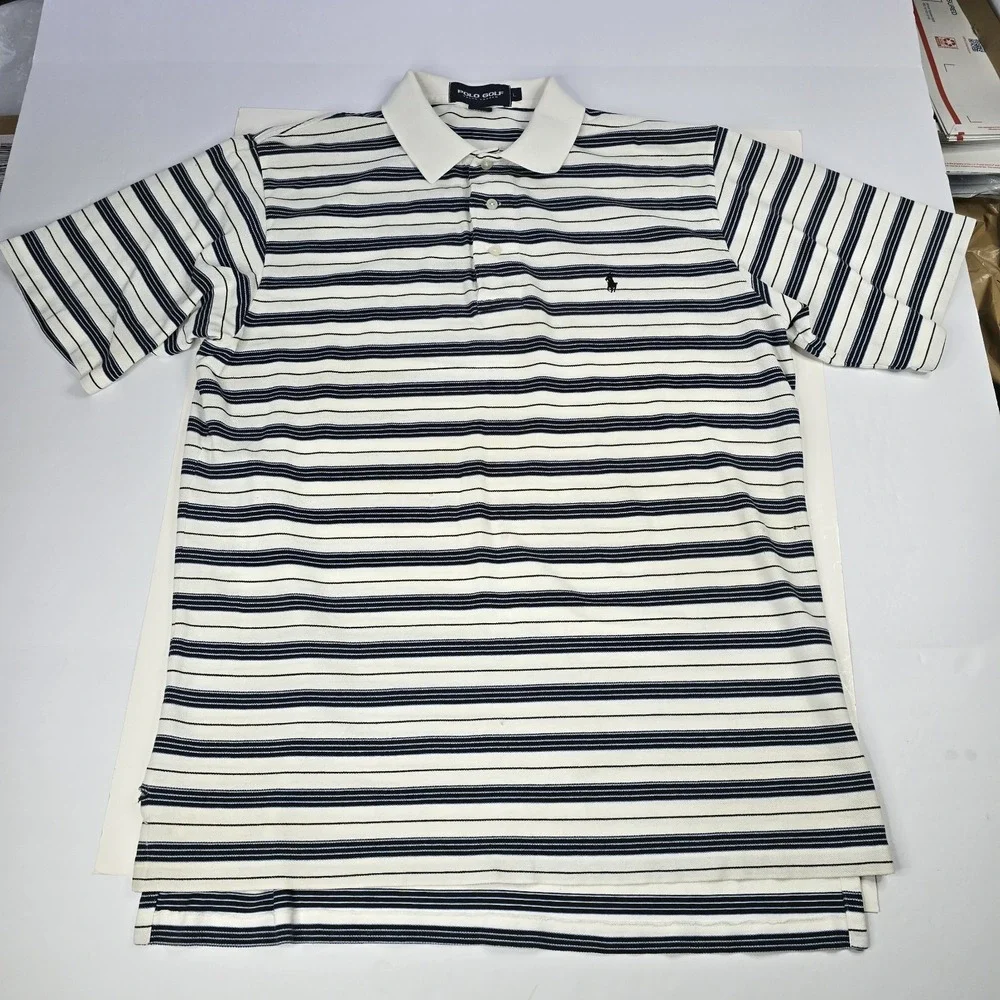 Polo Golf Ralph Lauren Vintage‎ Lisle Polo Shirt 100% Cotton Golf Preppy Mexico